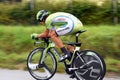 Ndividual time trial, polish championships in road cycling Royalty Free Stock Photo